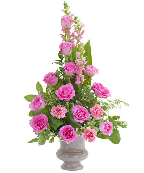 Peaceful Pink Small Urn