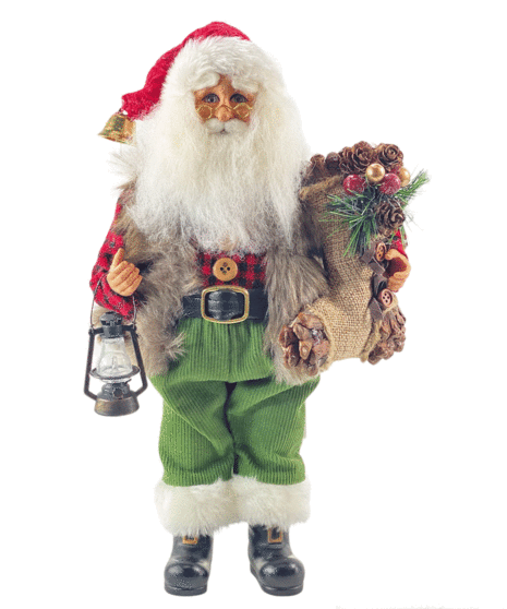 Woodland Stocking Santa